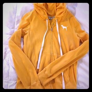 VS Pink zip up hoodie